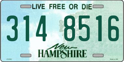 NH license plate 3148516