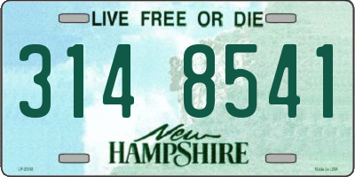 NH license plate 3148541