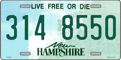 NH license plate 3148550