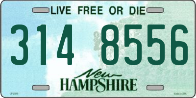 NH license plate 3148556