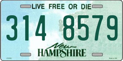 NH license plate 3148579