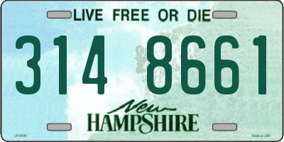 NH license plate 3148661