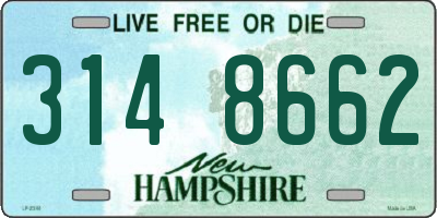 NH license plate 3148662