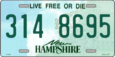 NH license plate 3148695