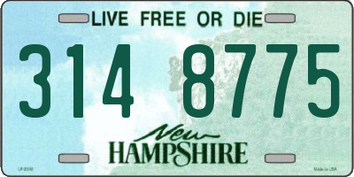 NH license plate 3148775