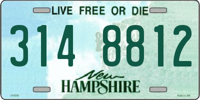 NH license plate 3148812