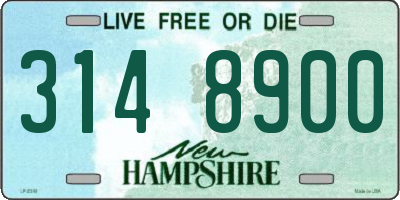 NH license plate 3148900