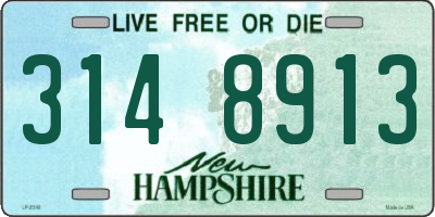 NH license plate 3148913