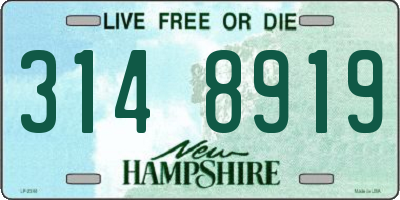 NH license plate 3148919