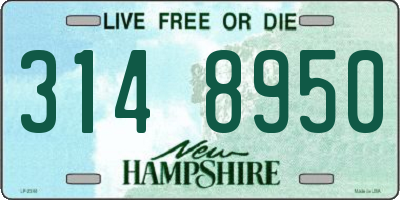 NH license plate 3148950