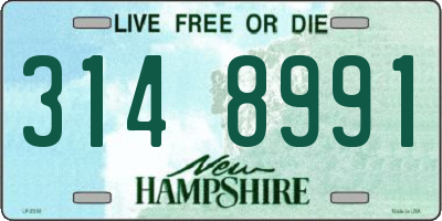 NH license plate 3148991