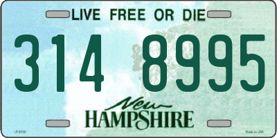 NH license plate 3148995