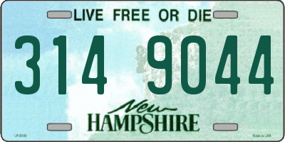 NH license plate 3149044