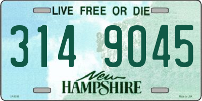 NH license plate 3149045