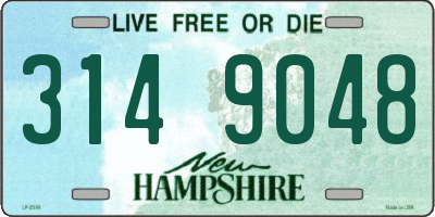 NH license plate 3149048