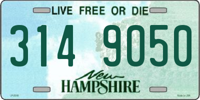 NH license plate 3149050