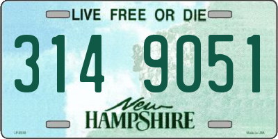 NH license plate 3149051