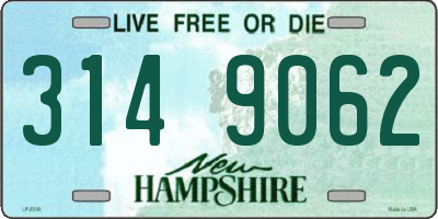 NH license plate 3149062