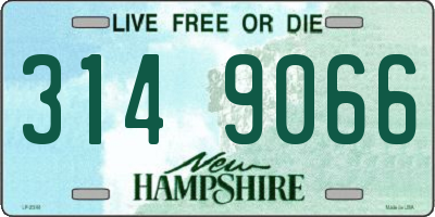 NH license plate 3149066
