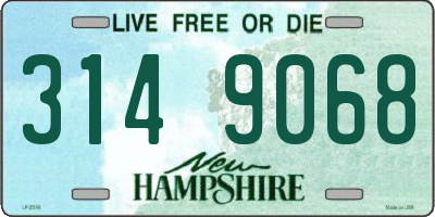 NH license plate 3149068