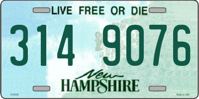 NH license plate 3149076