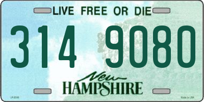 NH license plate 3149080