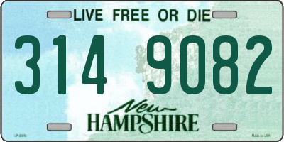NH license plate 3149082