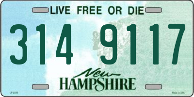 NH license plate 3149117
