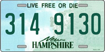 NH license plate 3149130