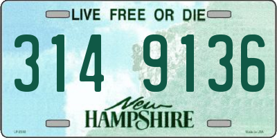 NH license plate 3149136