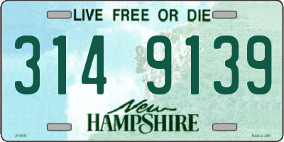 NH license plate 3149139