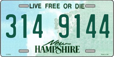 NH license plate 3149144