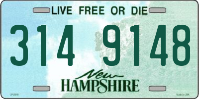 NH license plate 3149148
