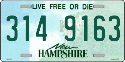 NH license plate 3149163
