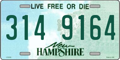 NH license plate 3149164