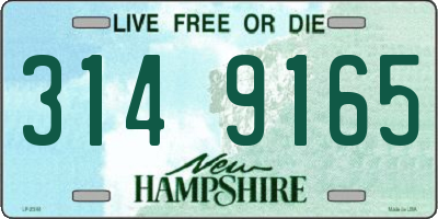 NH license plate 3149165