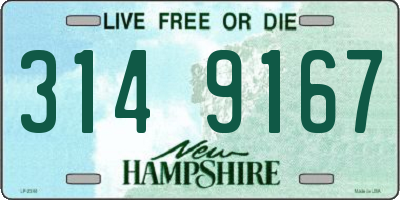 NH license plate 3149167