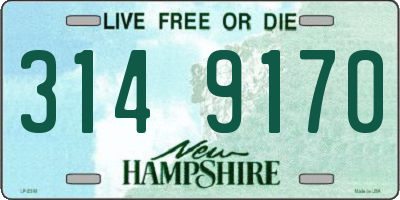 NH license plate 3149170