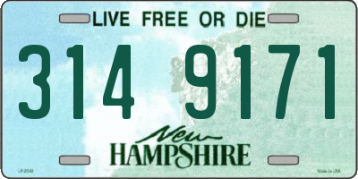 NH license plate 3149171
