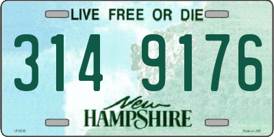 NH license plate 3149176