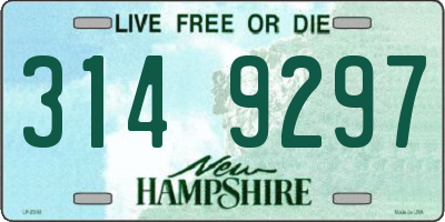 NH license plate 3149297