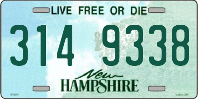 NH license plate 3149338