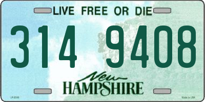 NH license plate 3149408