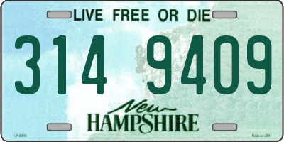 NH license plate 3149409