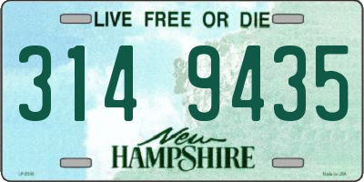 NH license plate 3149435