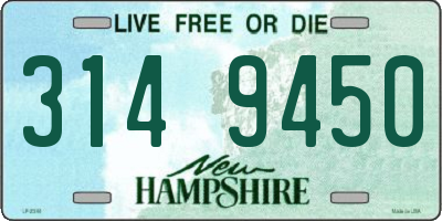 NH license plate 3149450