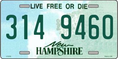 NH license plate 3149460