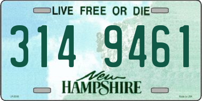 NH license plate 3149461