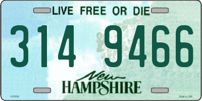 NH license plate 3149466