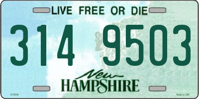 NH license plate 3149503